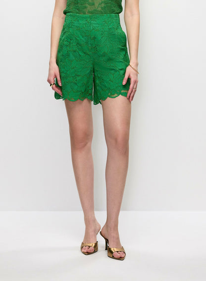 Women Lace Shorts Palm | Melanie Lyne