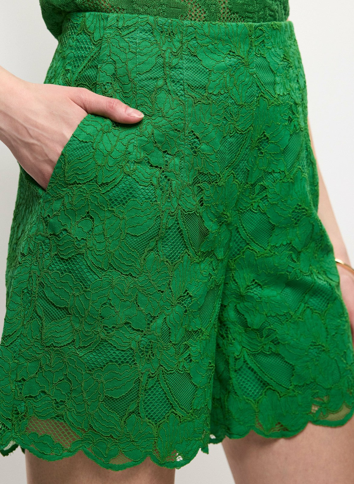 Women Lace Shorts Palm | Melanie Lyne