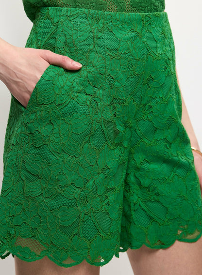 Women Lace Shorts Palm | Melanie Lyne