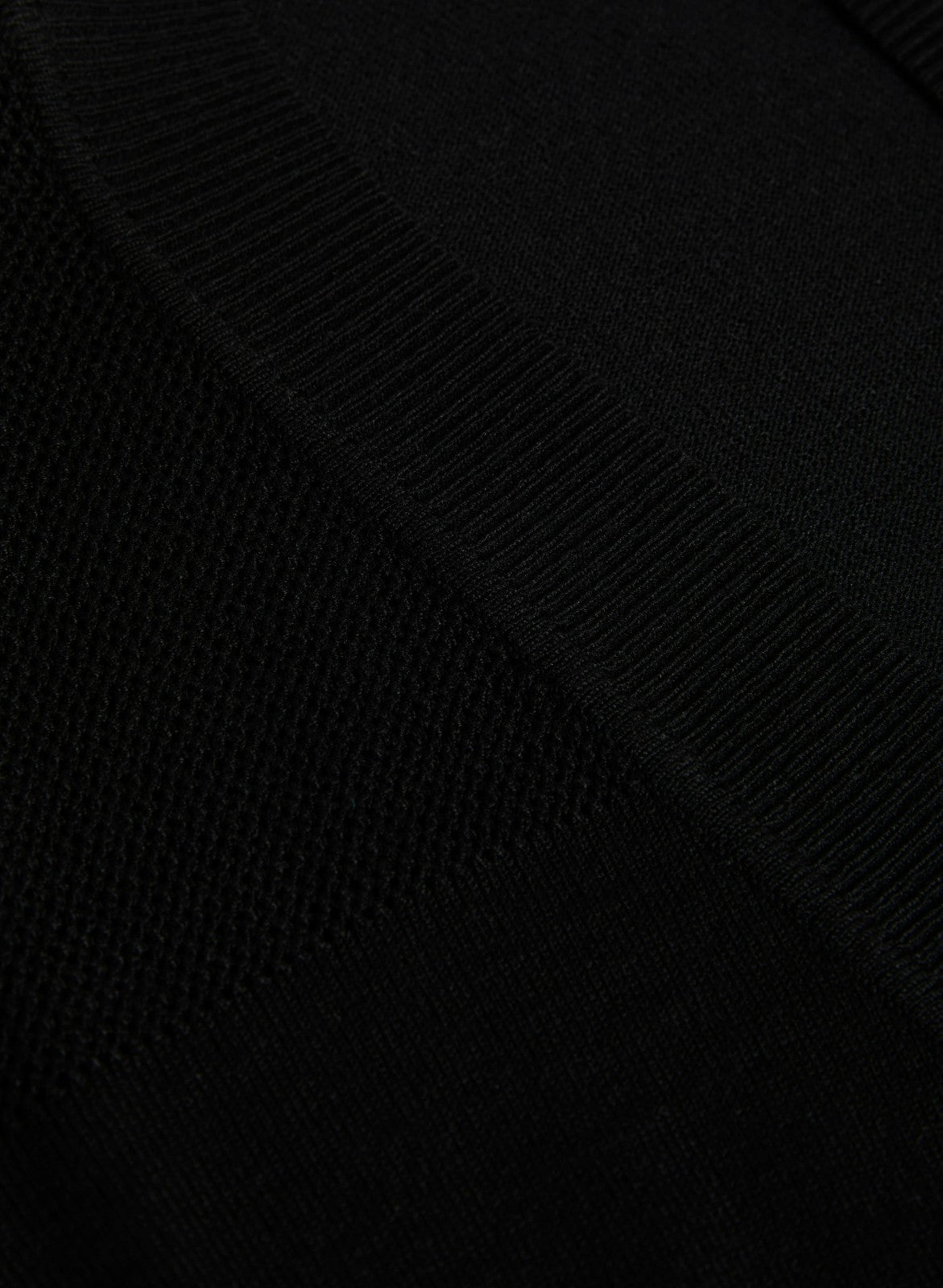 Women Elbow Sleeve Openwork Knit Bolero Black | Melanie Lyne