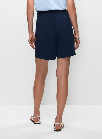 Women Tie Belt Shorts Marine | Melanie Lyne