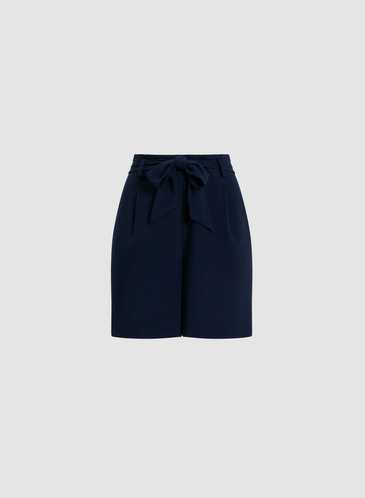 Women Tie Belt Shorts Marine | Melanie Lyne