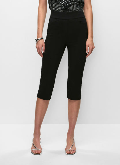 Women Essential Bengaline Capris Black | Melanie Lyne