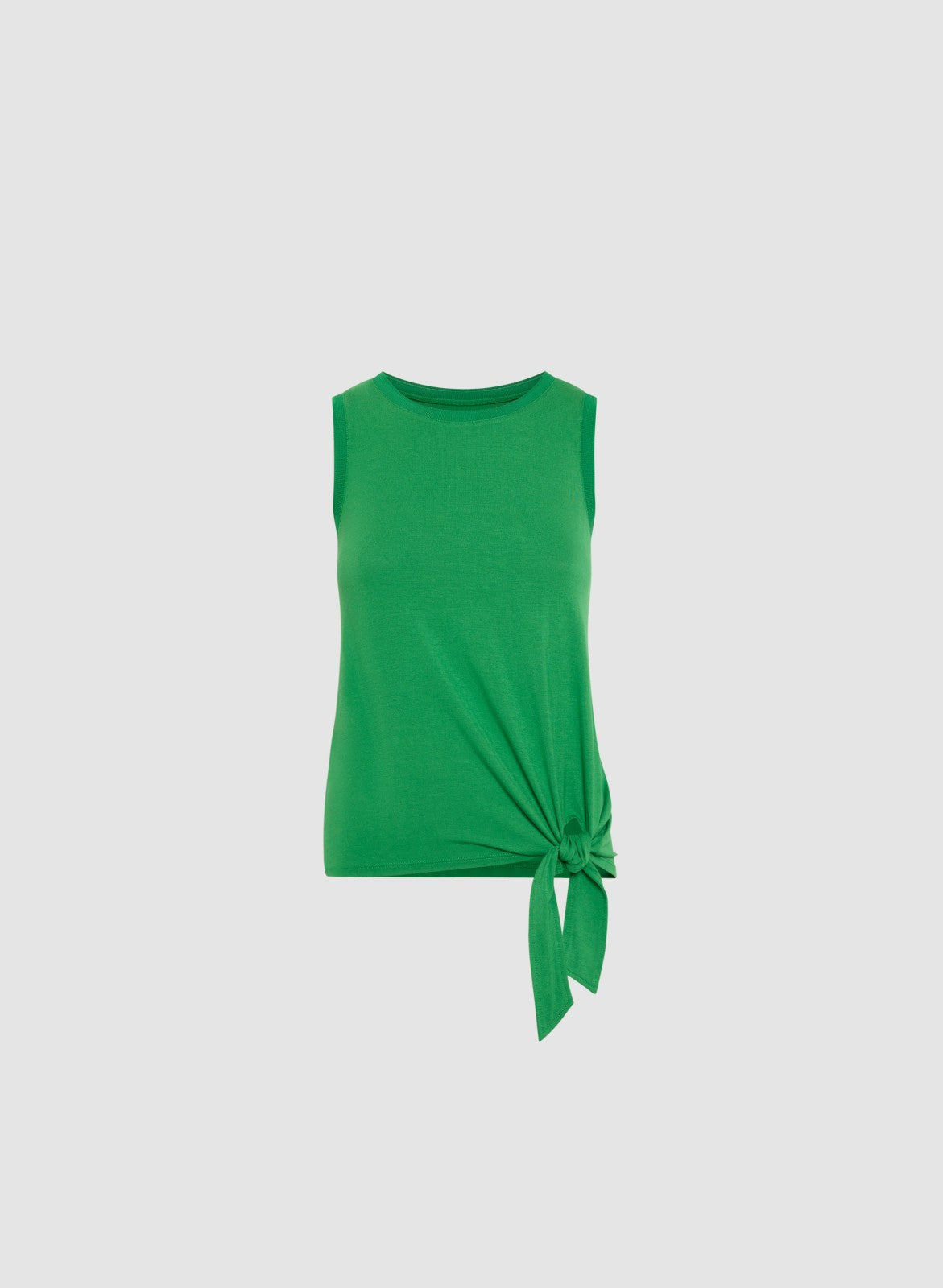 Women Essential Tie Hem Tank Top Palm | Melanie Lyne