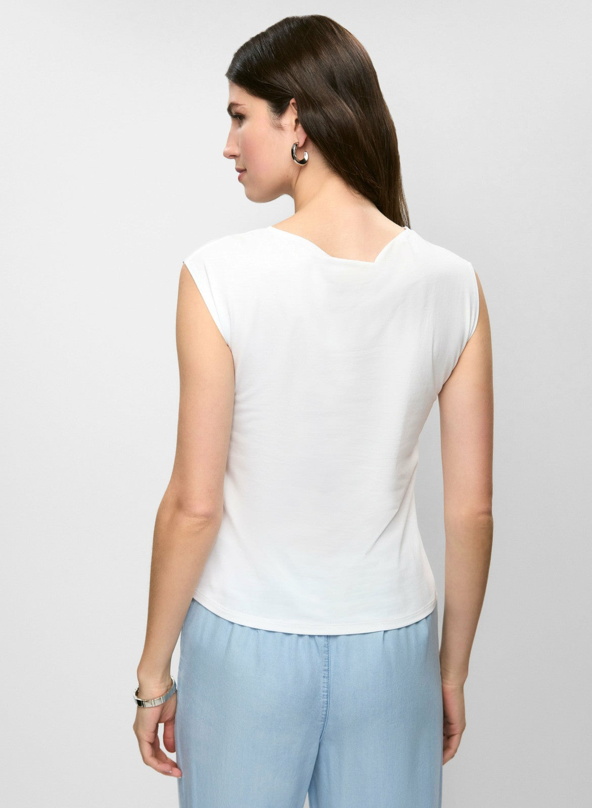 Women Essential Sleeveless Top White | Melanie Lyne