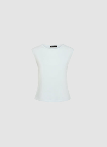 Women Essential Sleeveless Top White | Melanie Lyne
