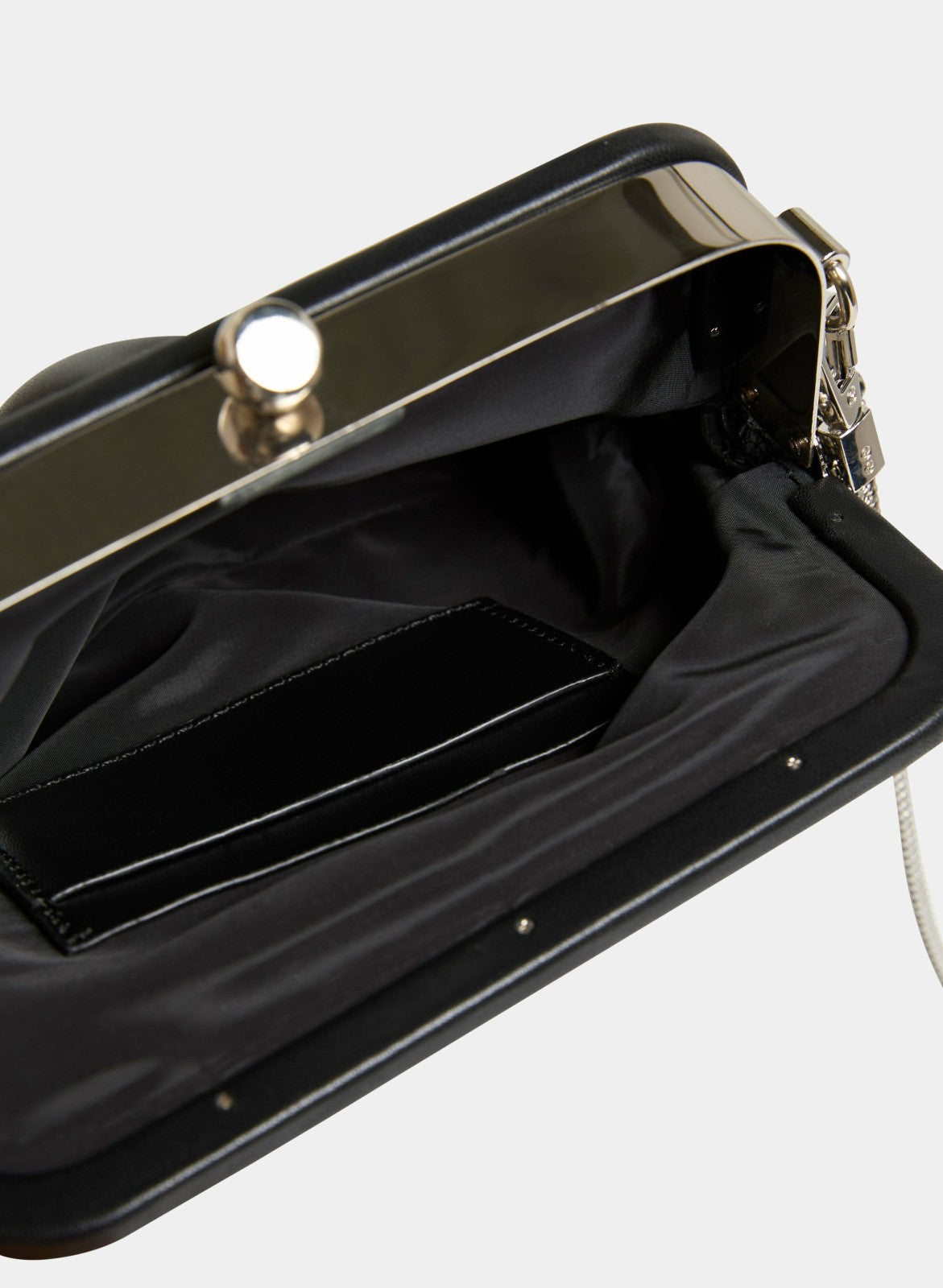 Women Crystal Embellished Clutch Black | Melanie Lyne