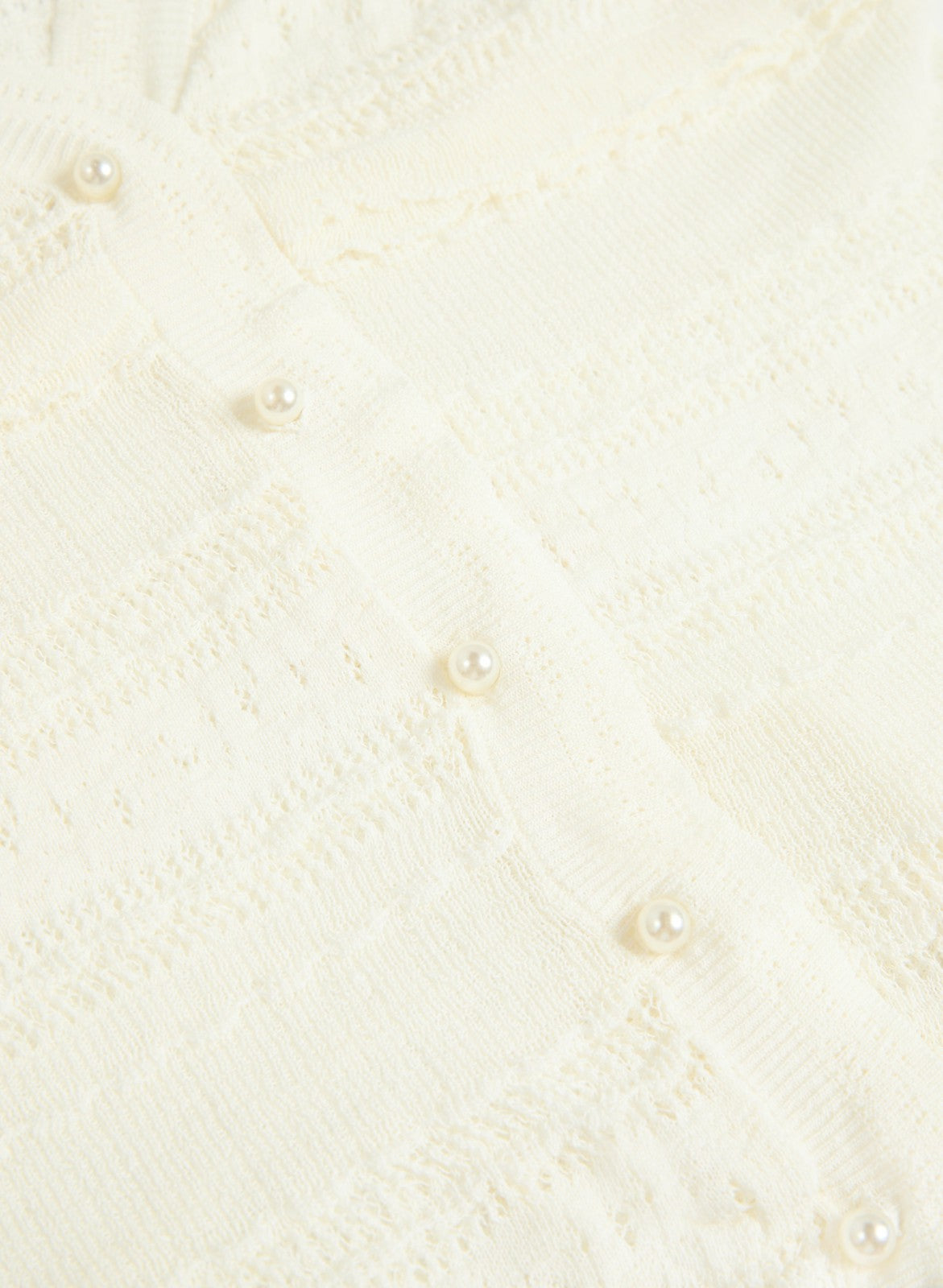 Women Ruffle Knit Cardigan Alabaster | Melanie Lyne