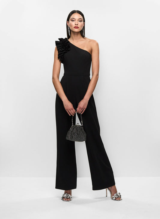 Women BA Nites - One-Shoulder Jumpsuit Black | Melanie Lyne