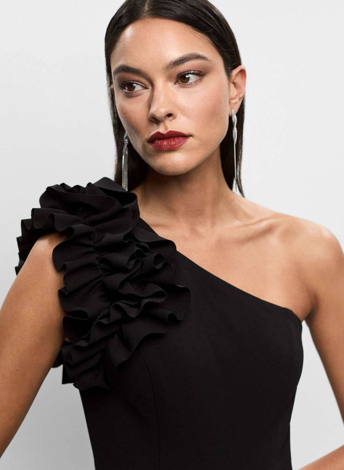 Women BA Nites - One-Shoulder Jumpsuit Black | Melanie Lyne