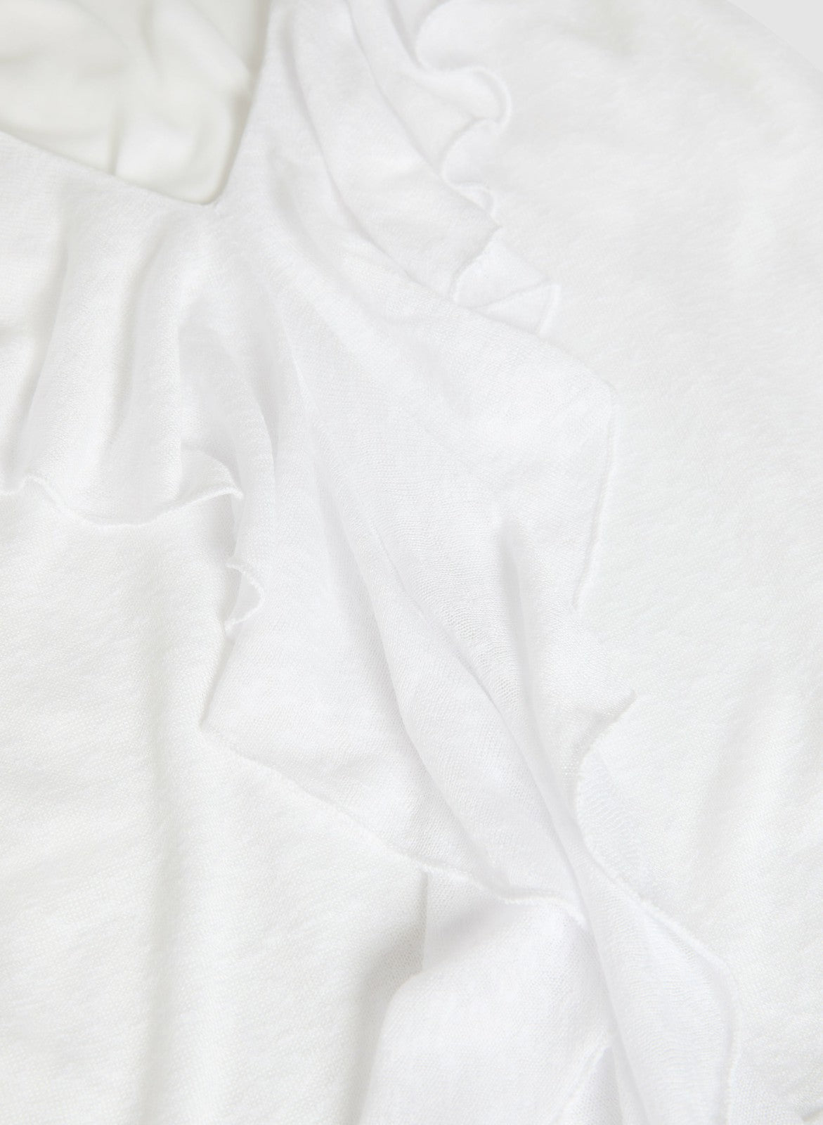 Women Ruffle Detail Top Porcelain | Melanie Lyne