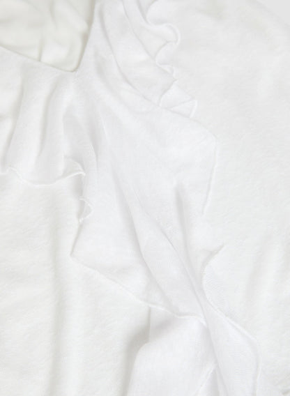 Women Ruffle Detail Top Porcelain | Melanie Lyne