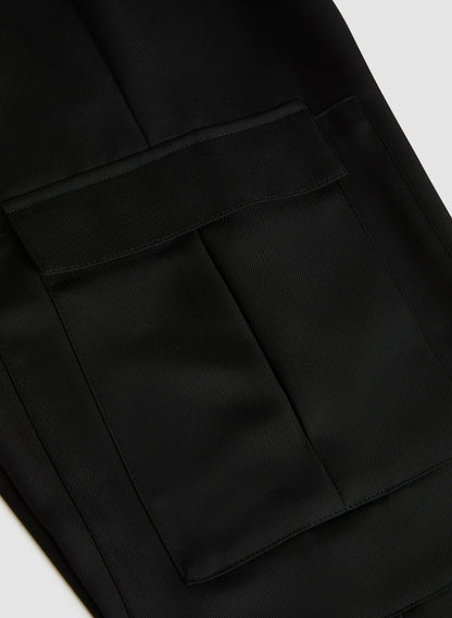 Women Pull-On Cargo Jogger Pants Black | Melanie Lyne