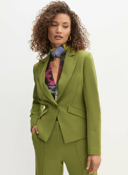 Women Single-Button Blazer Avocado | Melanie Lyne