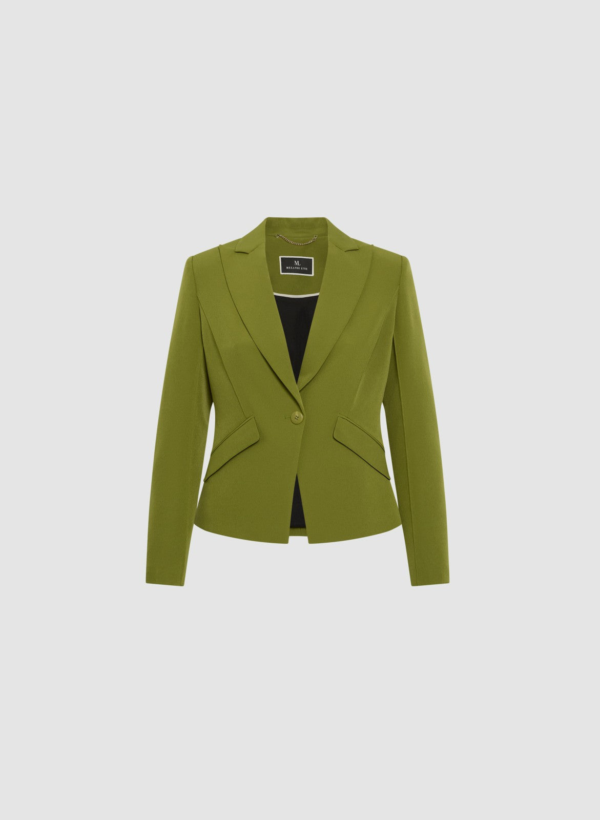 Women Single-Button Blazer Avocado | Melanie Lyne