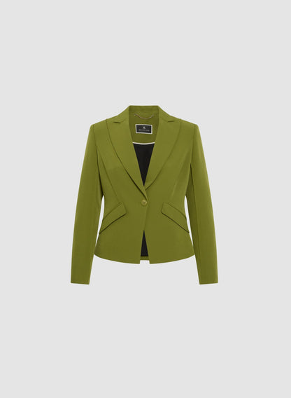 Women Single-Button Blazer Avocado | Melanie Lyne