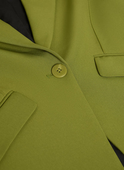 Women Single-Button Blazer Avocado | Melanie Lyne