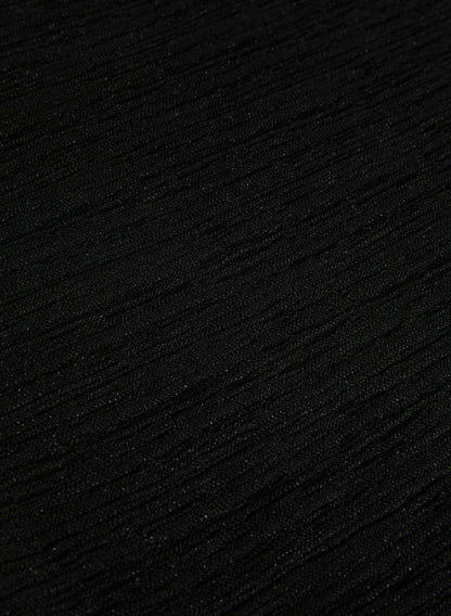 Women Essential Sleeveless Textured Sweater Black | Melanie Lyne
