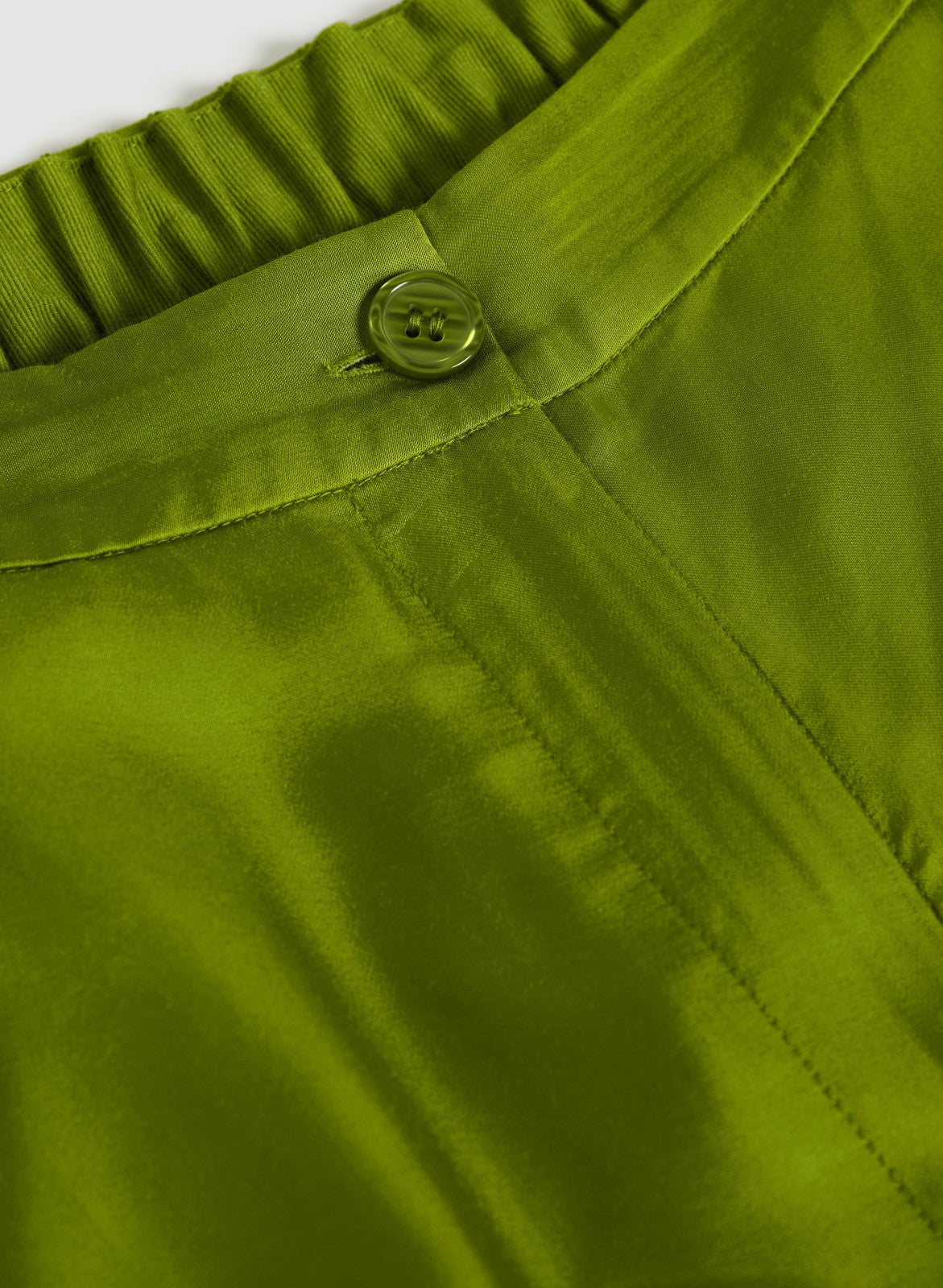 Women Satin Wide Leg Pants Avocado | Melanie Lyne