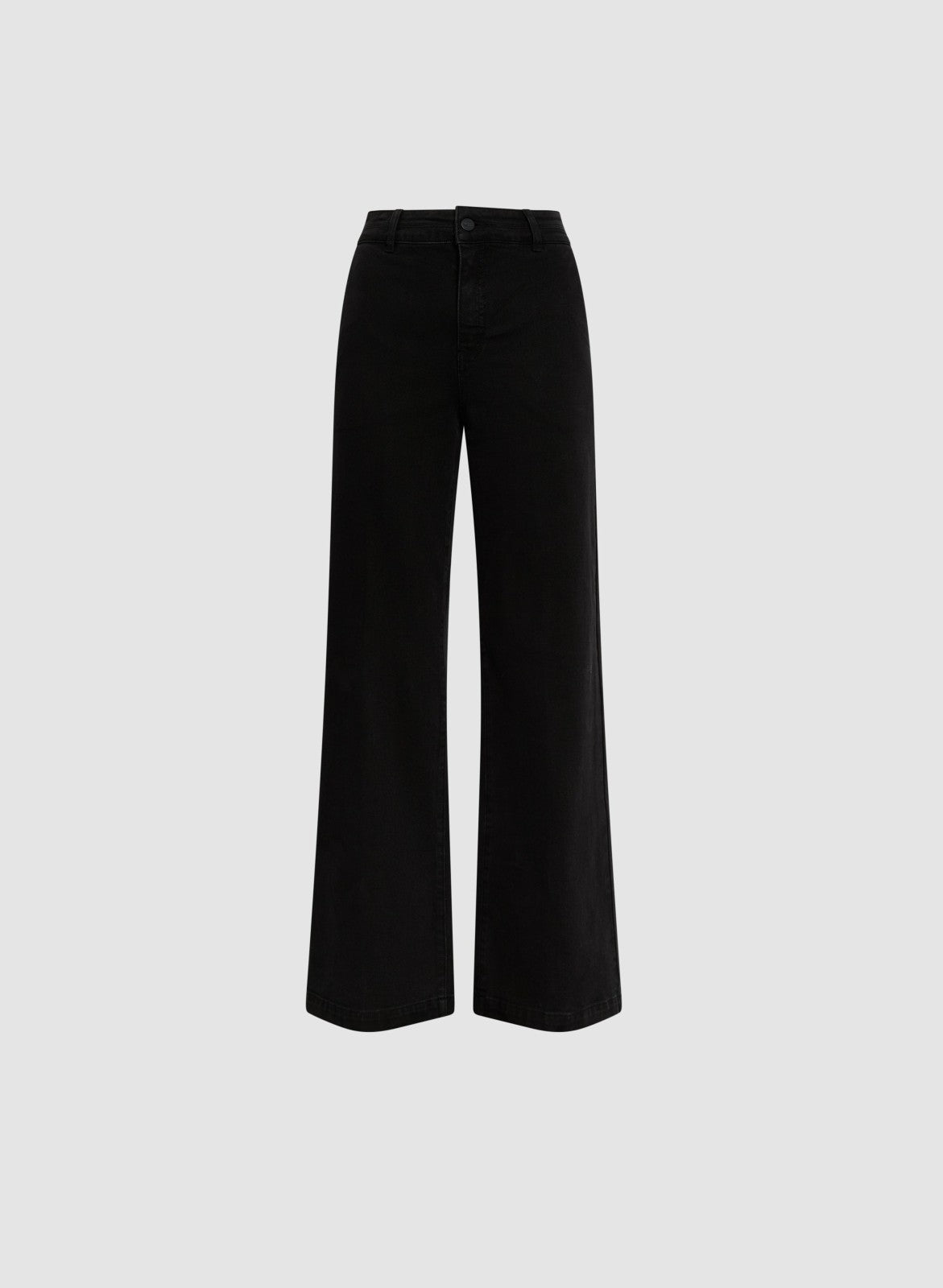 Women Wide Leg Jeans Black | Melanie Lyne