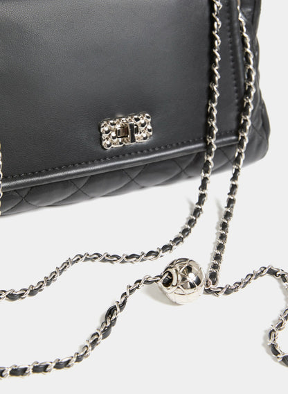 Women Vegan Leather Handbag Black | Melanie Lyne