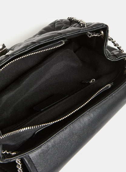 Women Vegan Leather Handbag Black | Melanie Lyne
