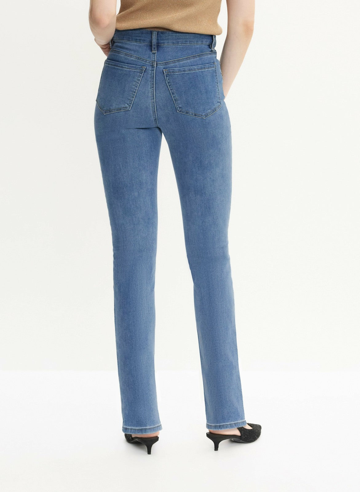 Women Essential Bead Embellished Jeans Dark Blue | Melanie Lyne