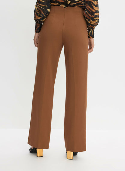 Women Soho Wide Leg Pants Cognac | Melanie Lyne
