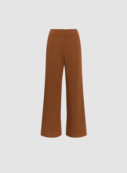 Women Soho Wide Leg Pants Cognac | Melanie Lyne