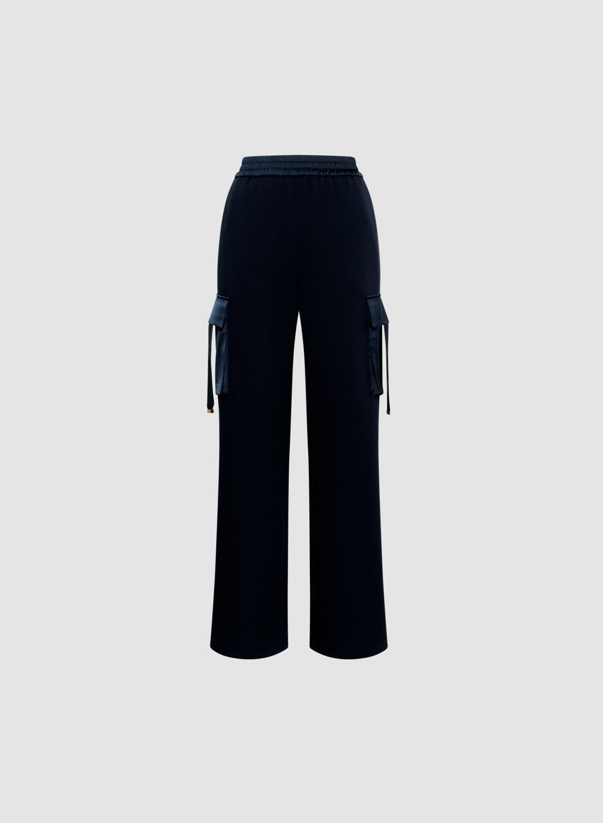 Women Pull-On Cargo Pocket Pants Navy Blue | Melanie Lyne