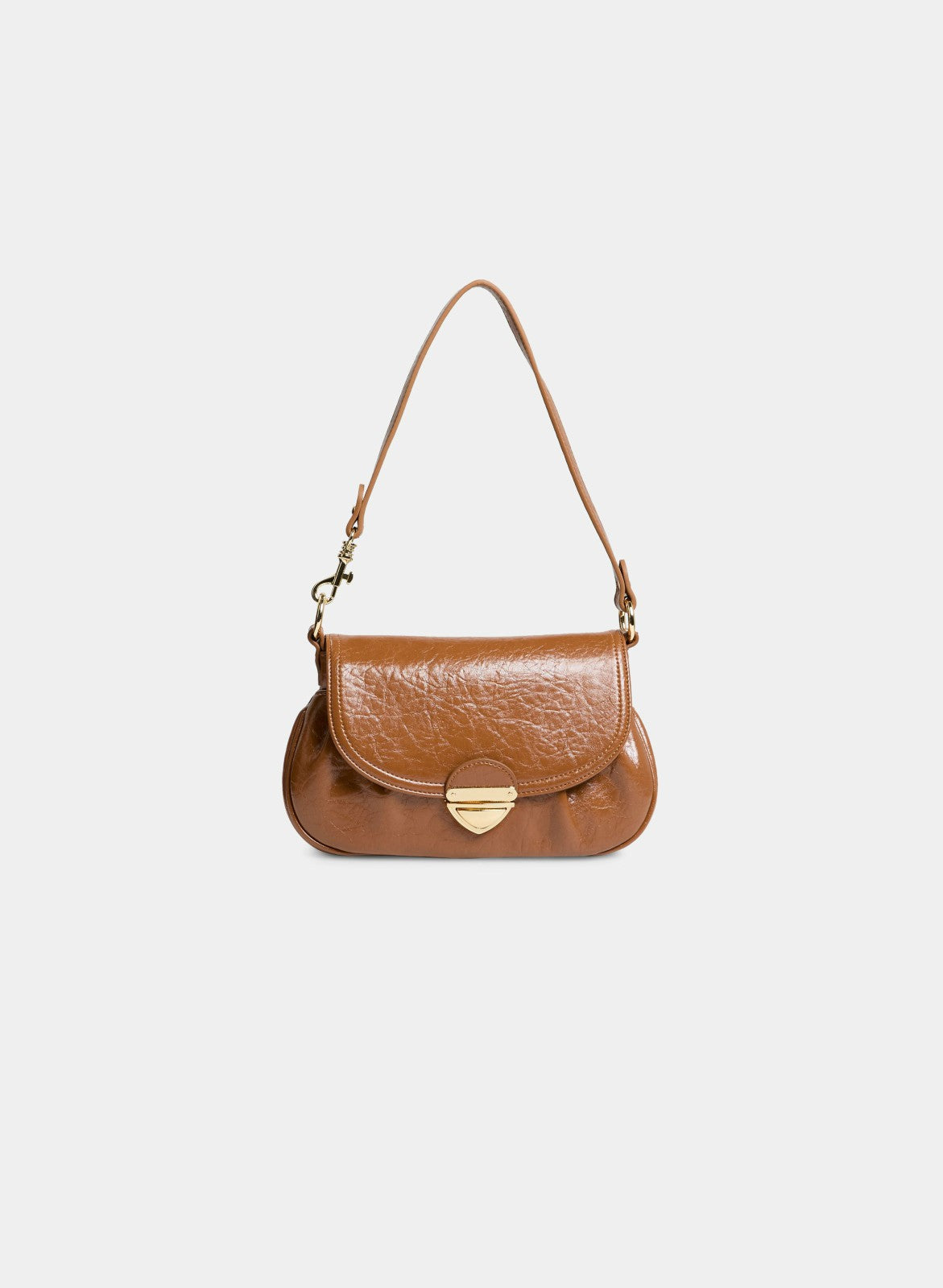 Women Vegan Leather Crossbody Bag Camel | Melanie Lyne