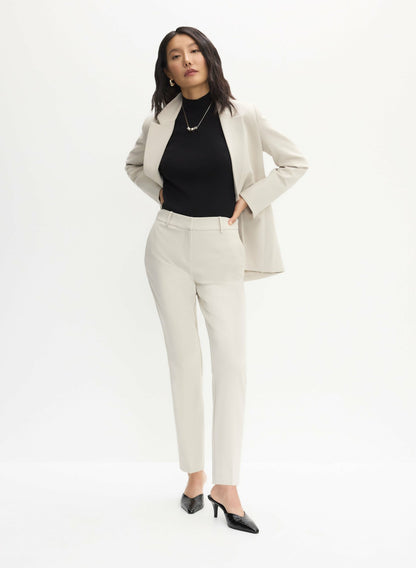 Women Essential Giselle Cut Pants Oyster | Melanie Lyne