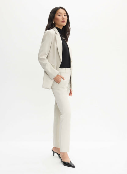 Women Essential Giselle Cut Pants Oyster | Melanie Lyne