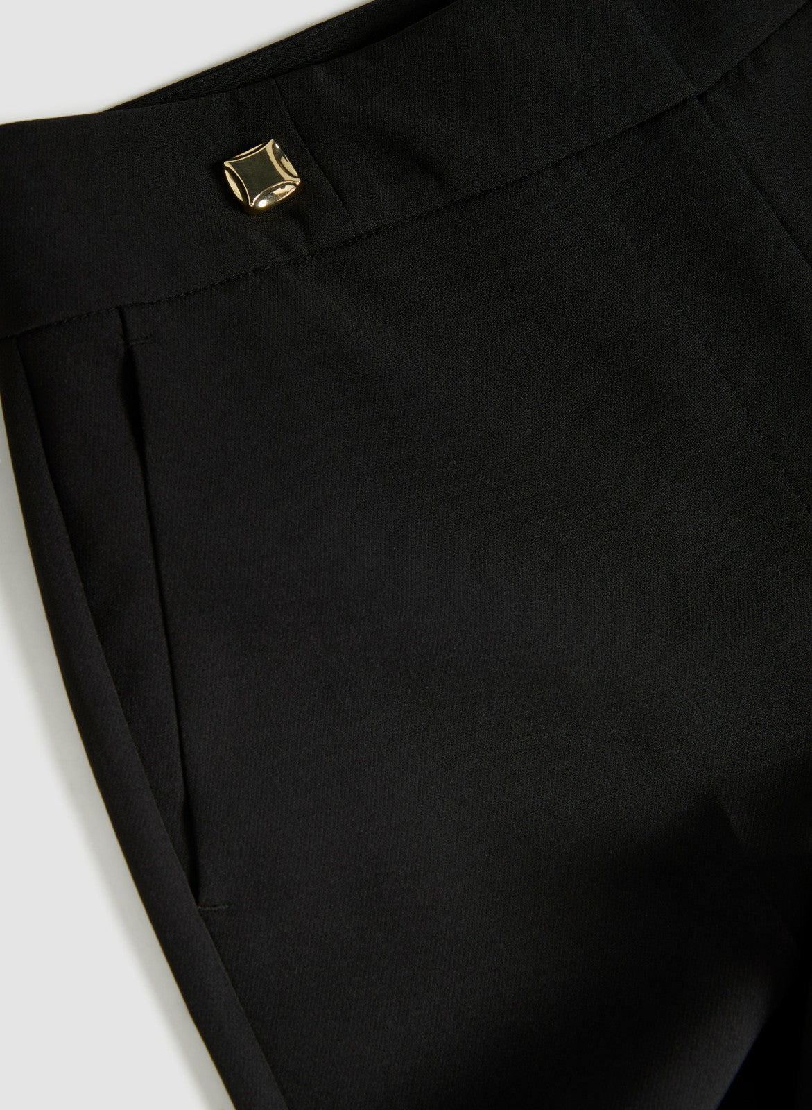 Women Lauren Straight Leg Pants Black | Melanie Lyne
