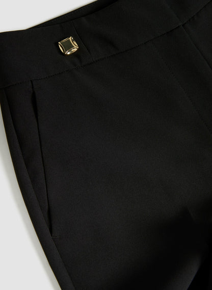 Women Lauren Straight Leg Pants Black | Melanie Lyne