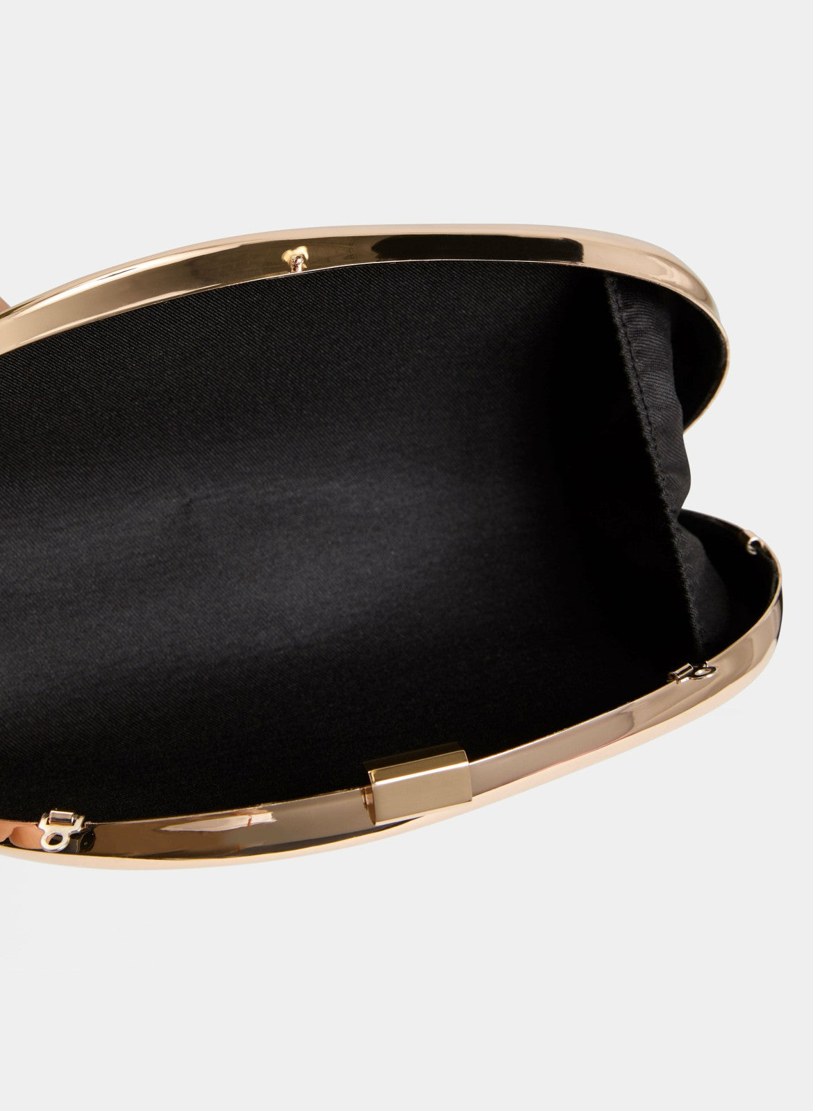 Women Bean Shaped Evening Clutch Gold | Melanie Lyne