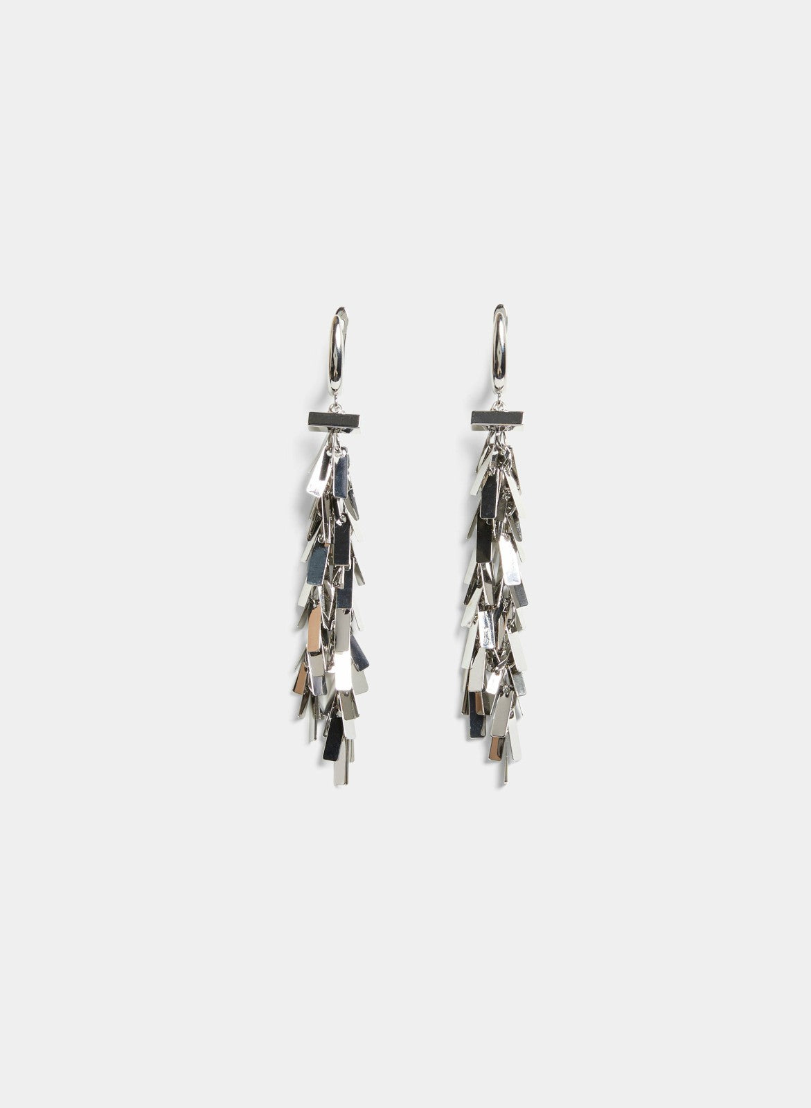Women Cluster Chandelier Earrings Silver | Melanie Lyne
