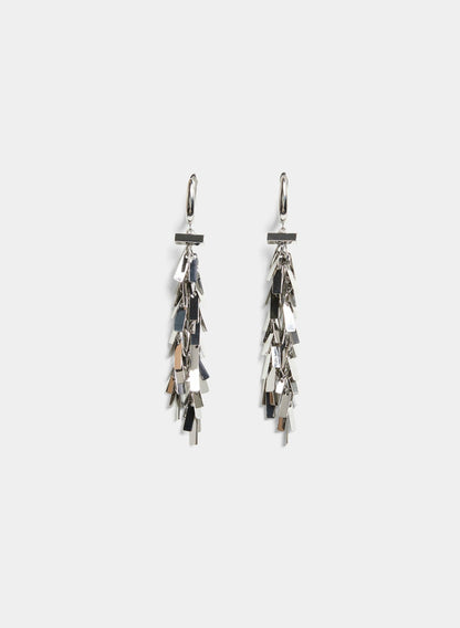 Women Cluster Chandelier Earrings Silver | Melanie Lyne