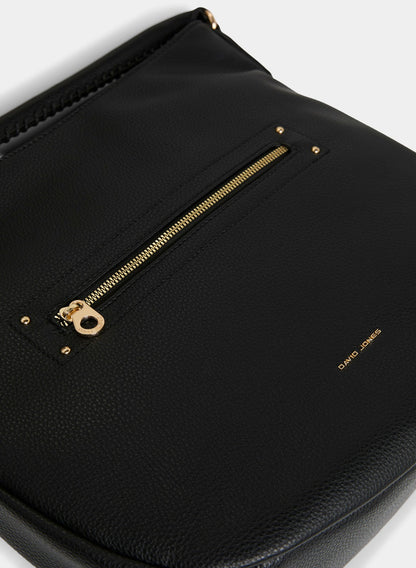 Women Vegan Leather Handbag Black | Melanie Lyne