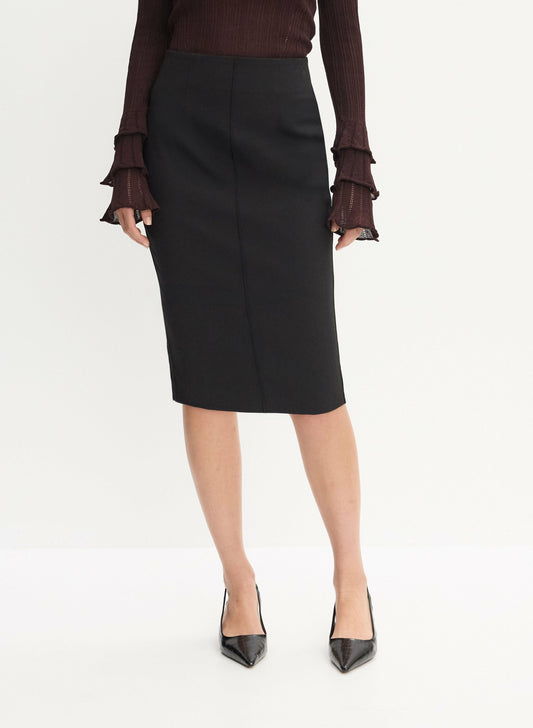 Women Midi Pencil Skirt Black | Melanie Lyne