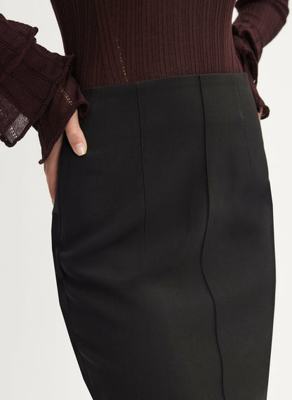 Women Midi Pencil Skirt Black | Melanie Lyne