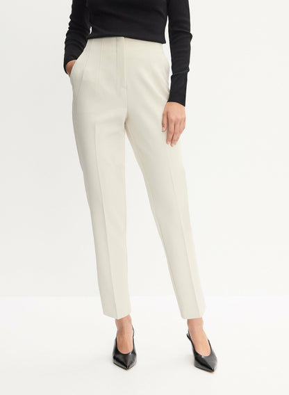 Women Juliette Slim-Leg Pants Latte | Melanie Lyne