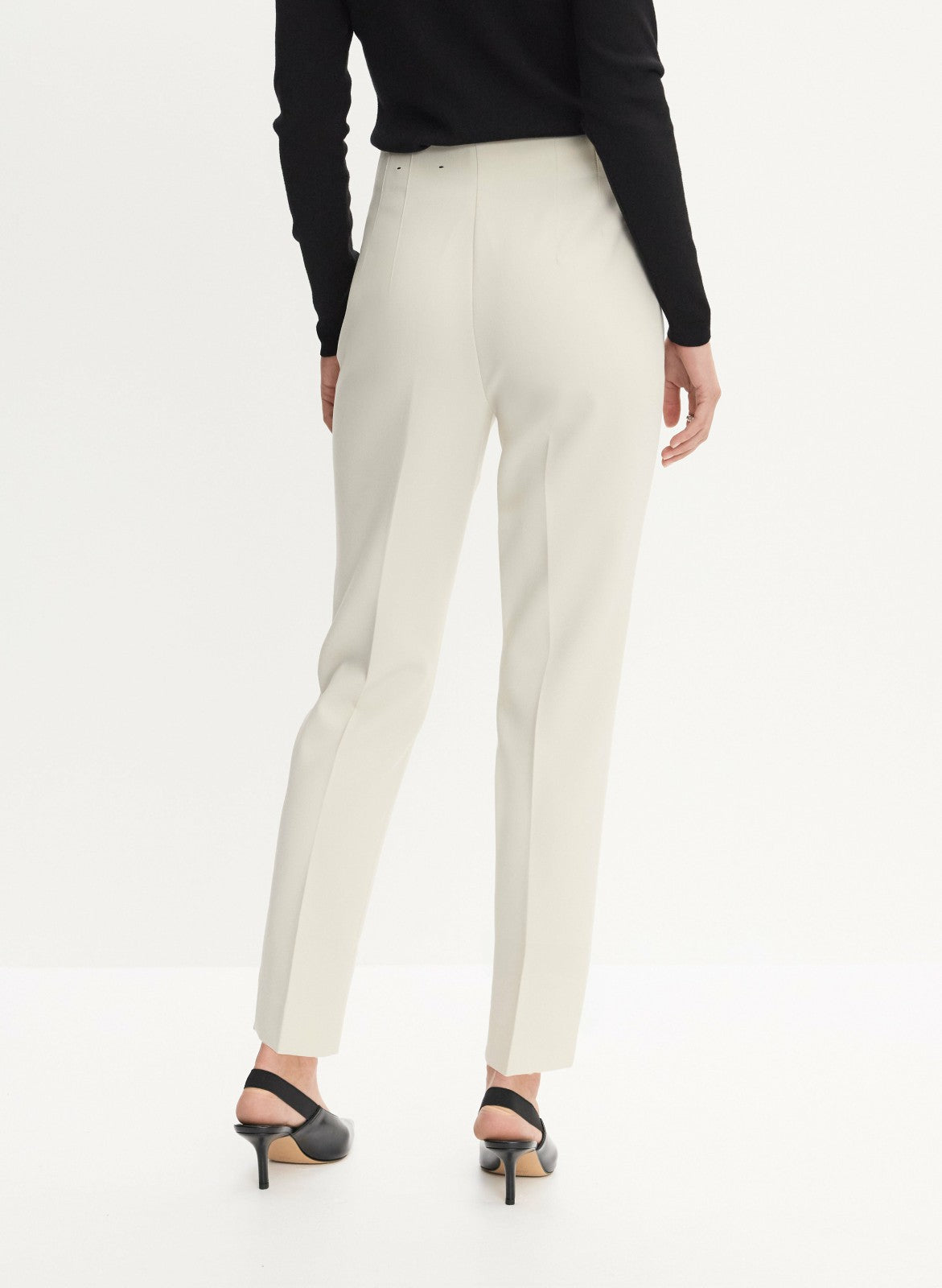 Women Juliette Slim-Leg Pants Latte | Melanie Lyne