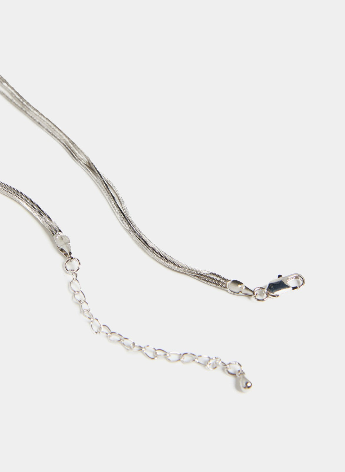 Women Cubic Zirconia Hoop Pendant Necklace Black | Melanie Lyne