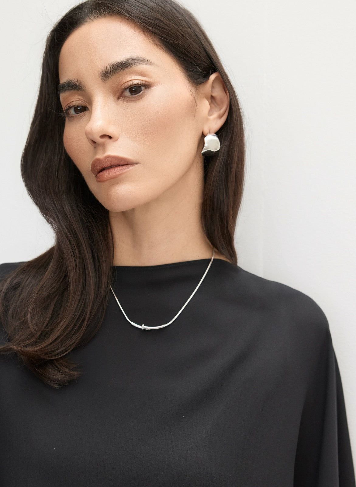 Women Joseph Ribkoff - 3/4 Sleeve Chiffon Blouse Black | Melanie Lyne