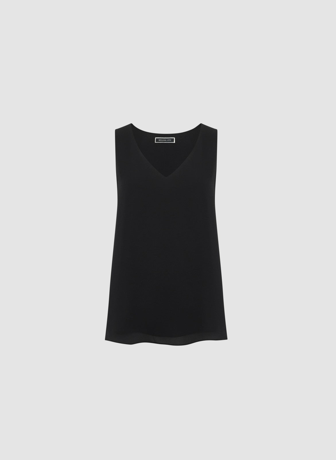 Women Essential V-Neck Cami Black | Melanie Lyne