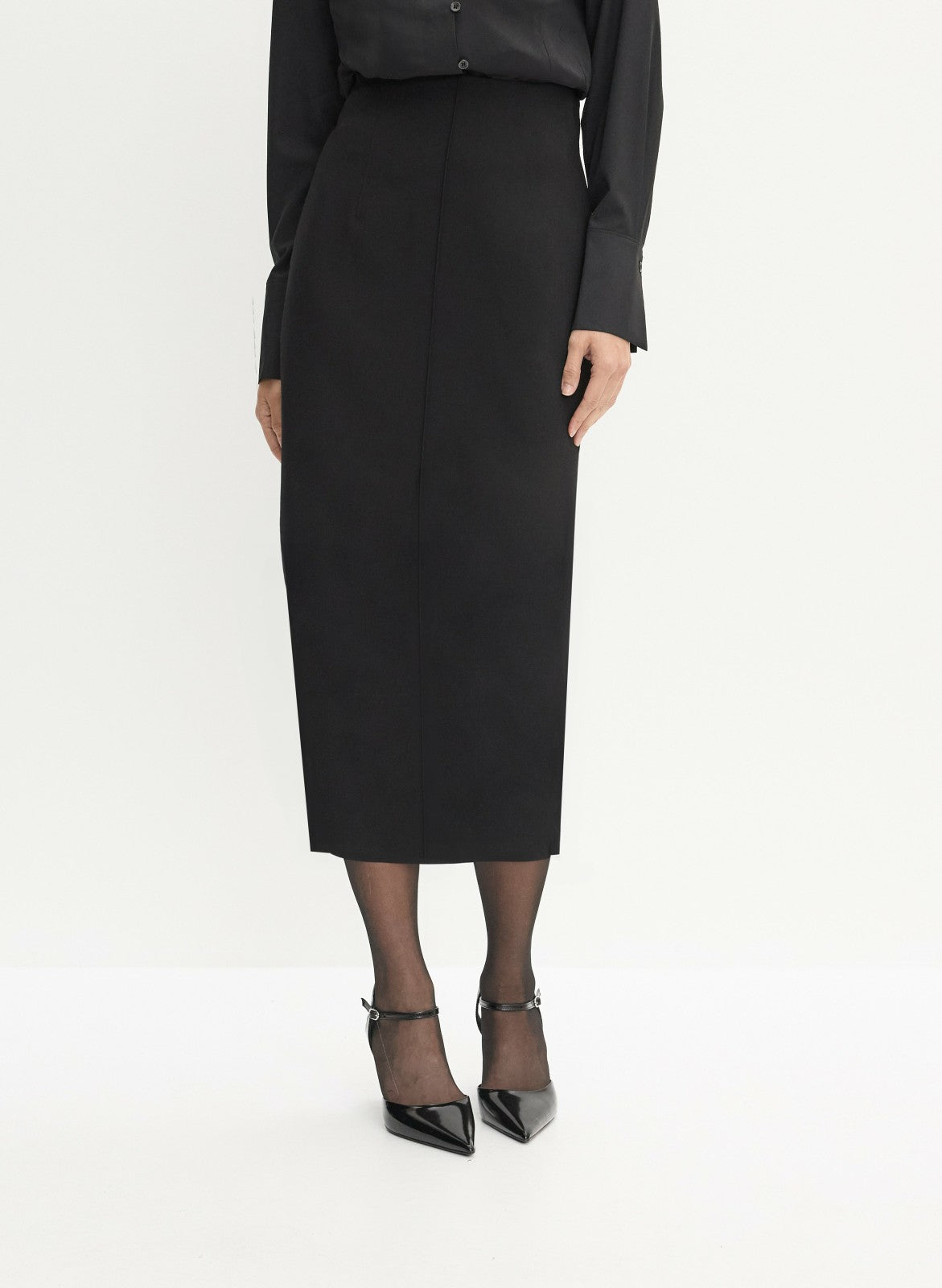 Women Essential Pencil Skirt Black | Melanie Lyne