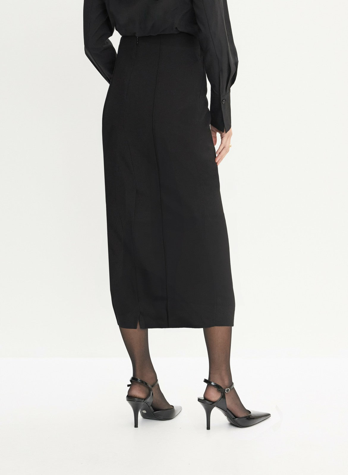 Women Essential Pencil Skirt Black | Melanie Lyne