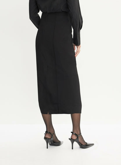Women Essential Pencil Skirt Black | Melanie Lyne