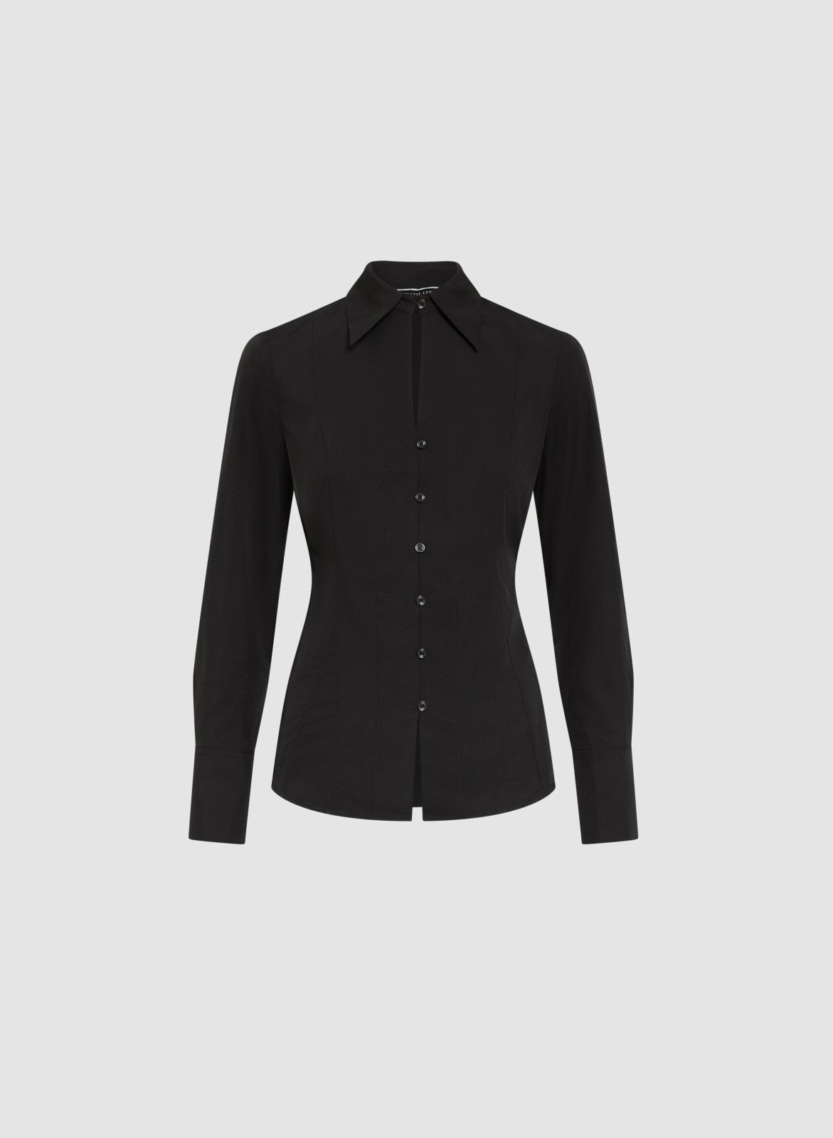 Women Essential Button-Down Blouse Black | Melanie Lyne